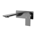 Wall Bath/Basin Set, With Back Plate, Gun Metal Finish