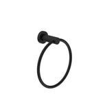 Dolce II Hand Towel Ring Matte Black (NR2080MB)