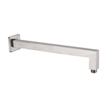 SQUARE SHOWER ARM BRUSHED NICKEL (NR501BN)