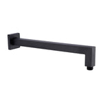 SQUARE SHOWER ARM MATTE BLACK (NR501MB)