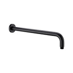 ROUND SHOWER ARM 330MM/500MM LENGTH MATTE BLACK