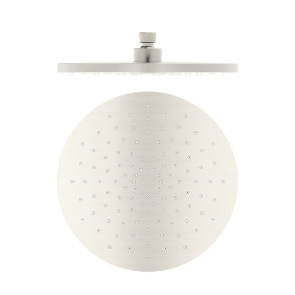 250MM ABS ROUND SHOWER HEAD BRUSHED NICKEL (NR508088BN)