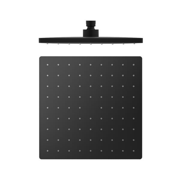 250MM ABS SQUARE SHOWER HEAD MATTE BLACK (NR508089MB)
