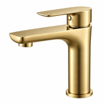 Solsona Basin Mixer Brushed Brass