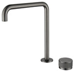 Mica Fluted Soft-Square Hob Sink/Basin Mixer Set