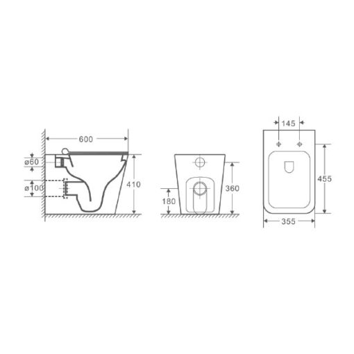 Toilet RBK-003D