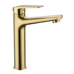 BRUSH GOLD HIGH BASIN MIXER-GO59BH