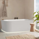 1500MM FLUTED RIGHT CORNER BATH TUB