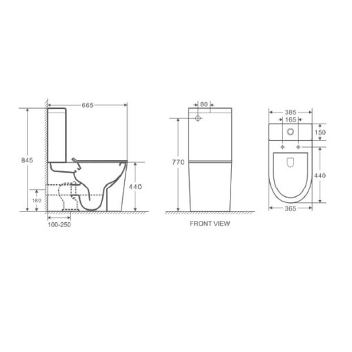 Toilet RBK-2125B
