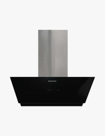 RHGV90 VERTICAL BLACK GLASS WALL MOUNTED 90CM RANGEHOOD