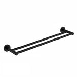 Lucito 750mm Double Towel Rail Matte Black