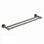 Lucito 750mm Double Towel Rail Gun Metal