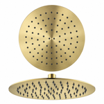 Lucito 250mm Stainless Steel Shower Head Brushed Brass