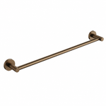 Lucito 600mm Single Towel Rail Brushed Bronze