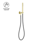 Zen SS316L Shower On Bracket With Outdoor Shower Hose Brushed Gold (NR162205d01BG)