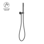 Zen SS316L Shower On Bracket With Outdoor Shower Hose Graphite (NR162205d01GR)
