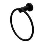 MECCA HAND TOWEL RING MATTE BLACK (NR1980MB)