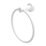 MECCA HAND TOWEL RING MATTE WHITE (NR1980MW)