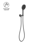 MECCA SHOWER ON BRACKET WITH AIR SHOWER II GUN METAL (NR221905FGM)