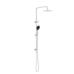 ROUND PROJECT TWIN SHOWER 4 STAR RATING BRUSHED NICKEL (NR232105fBN)