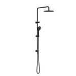 ROUND PROJECT TWIN SHOWER 4 STAR RATING MATTE BLACK (NR232105fMB)