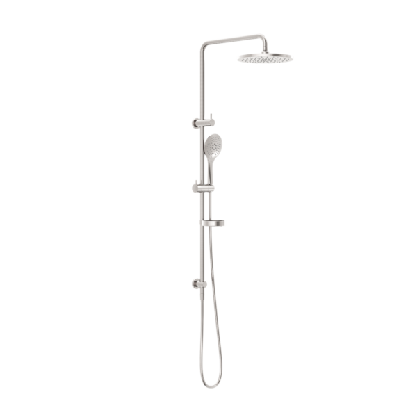 BUILDER PROJECT TWIN SHOWER BRUSHED NICKEL (NR232105cBN)
