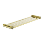 NEW MECCA METAL SHOWER SHELF BRUSHED GOLD (NR2387aBG)