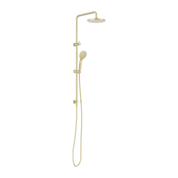 Round Twin Shower With Air Shower I Brushed Gold (NR250805d01BG)