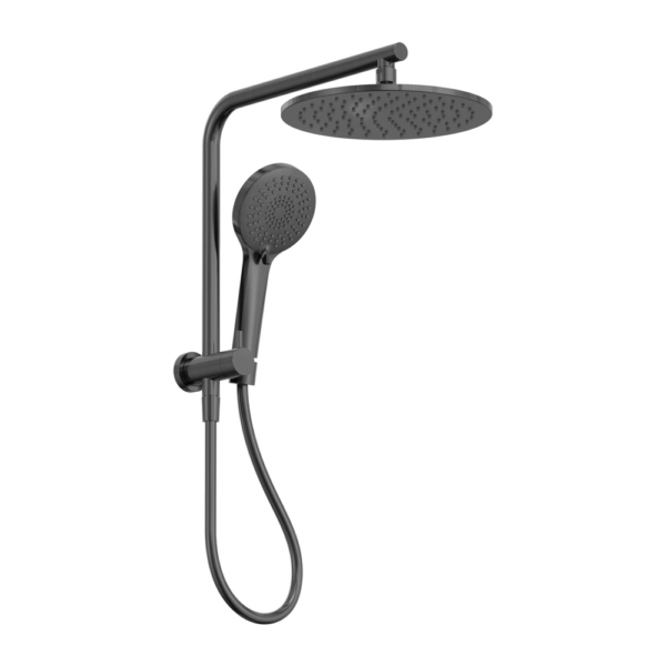 Mecca 2 In 1 Twin Shower Gun Metal (NR250805eGM)