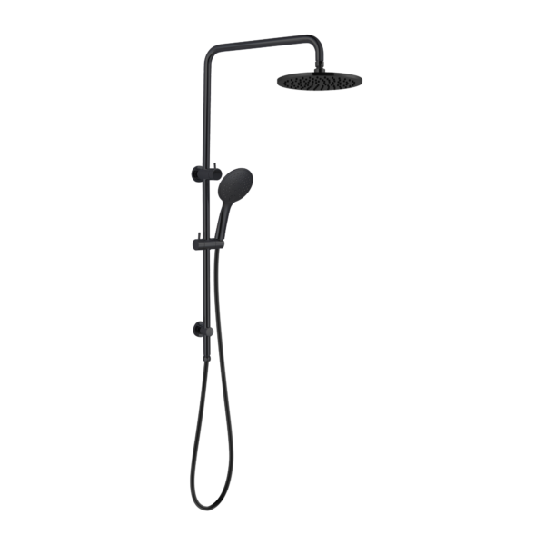 ROUND TWIN SHOWER MATTE BLACK (NR250805aMB)