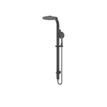ASTRA RAIN ROUND TWIN SHOWER SINGLE HOSE MATTE BLACK (NR281305aMB)