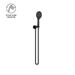 RAIN 3 FUNCTION SHOWER ON BRACKET MATTE BLACK (NR305MB)