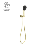 Project Round Shower On Bracket 4 Star Rating Brushed Gold (NR320BG)