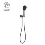 Project Round Shower On Bracket 4 Star Rating Gun Metal (NR320GM)