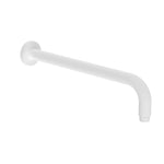 ROUND SHOWER ARM 330MM/500MM LENGTH MATTE WHITE