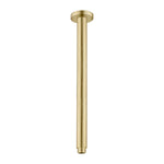 ROUND CEILING ARM 100MM/300MM LENGTH BRUSHED GOLD