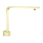 SQUARE SWIVEL SHOWER ARM BRUSHED GOLD (NR505BG)