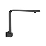 SQUARE SWIVEL SHOWER ARM MATTE BLACK (NR505MB)
