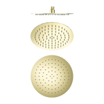 250mm Round Stainless Steel Shower Head 4 Star Rating Brushed Gold (NR507036BG)