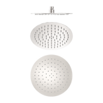 250mm Round Stainless Steel Shower Head 4 Star Rating Brushed Nickel (NR507036BN)