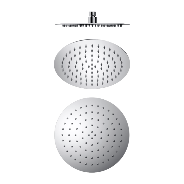 250mm Round Stainless Steel Shower Head 4 Star Rating Chrome (NR507036CH)