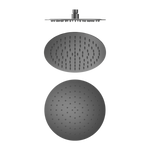 250mm Round Stainless Steel Shower Head 4 Star Rating Gun Metal (NR507036GM)