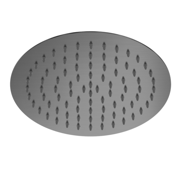 250mm Round Stainless Steel Shower Head 4 Star Rating Gun Metal (NR507036GM)