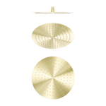 Zen SS316L 300mm Round Shower Head Brushed Gold (NR508041BG)