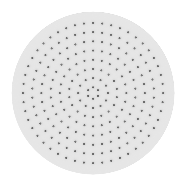 230MM AIR SHOWER HEAD MATTE WHITE (NR508076MW)