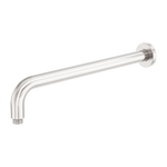 Zen SS316L Round Shower Arm 400mm Length Brushed Nickel (NR509BN)