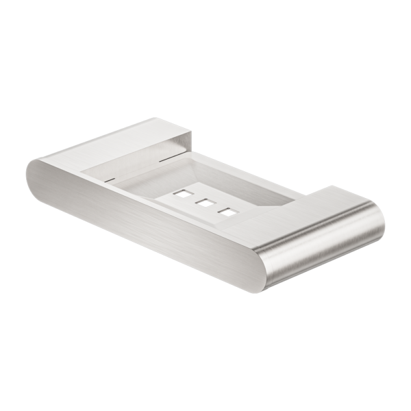 BIANCA SOAP DISH HOLDER BRUSHED NICKEL (NR9081BN)