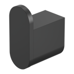 BIANCA ROBE HOOK MATTE BLACK (NR9082MB)