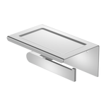 BIANCA TOILET ROLL HOLDER WITH PHONE HOLDER CHROME (NR9086aCH)