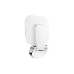 MECCA CARE SHOWER SEAT 400X330MM CHROME (NRCR0003CH)